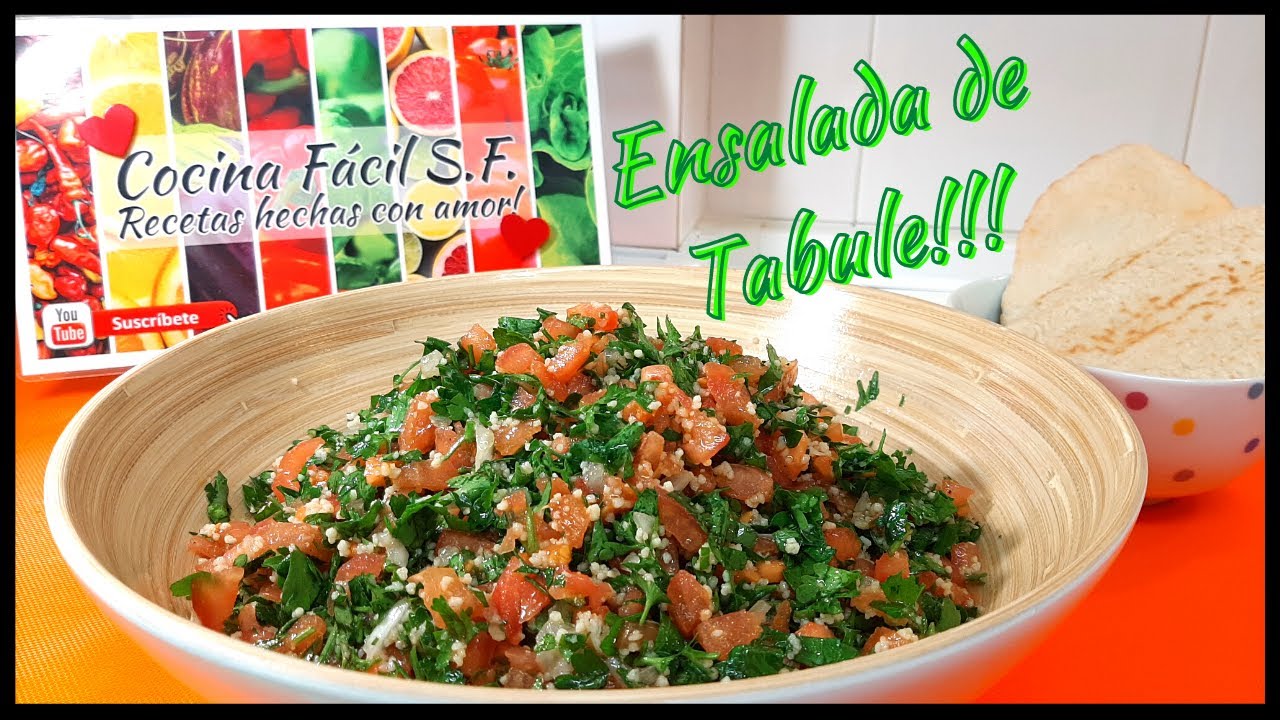 ?????? Ensalada Tabule - Receta Libanesa PARTE 1/3 - YouTube