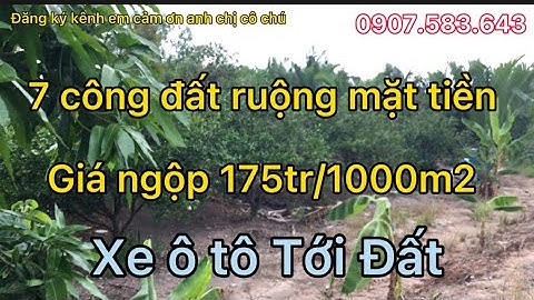 kẹt tiền bán 7 công đất ruộng mặt tiền đường ngộp 175tr/1000m2 ,Hoả Tiến ,Tp, vị Thanh, Hậu Giang