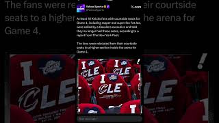 How the Cleveland Cavaliers staff treated Nick fans 
