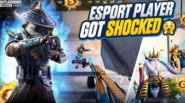 Esport Player Got Shocked 😱 | Insane BGMI Gameplay | 1v4 Clutch Moments 