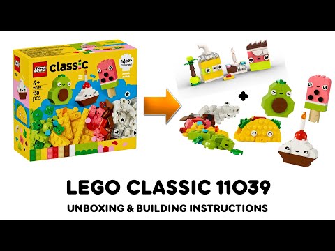 LEGO CLASSIC 11039 ideas Unboxing and Building instructions