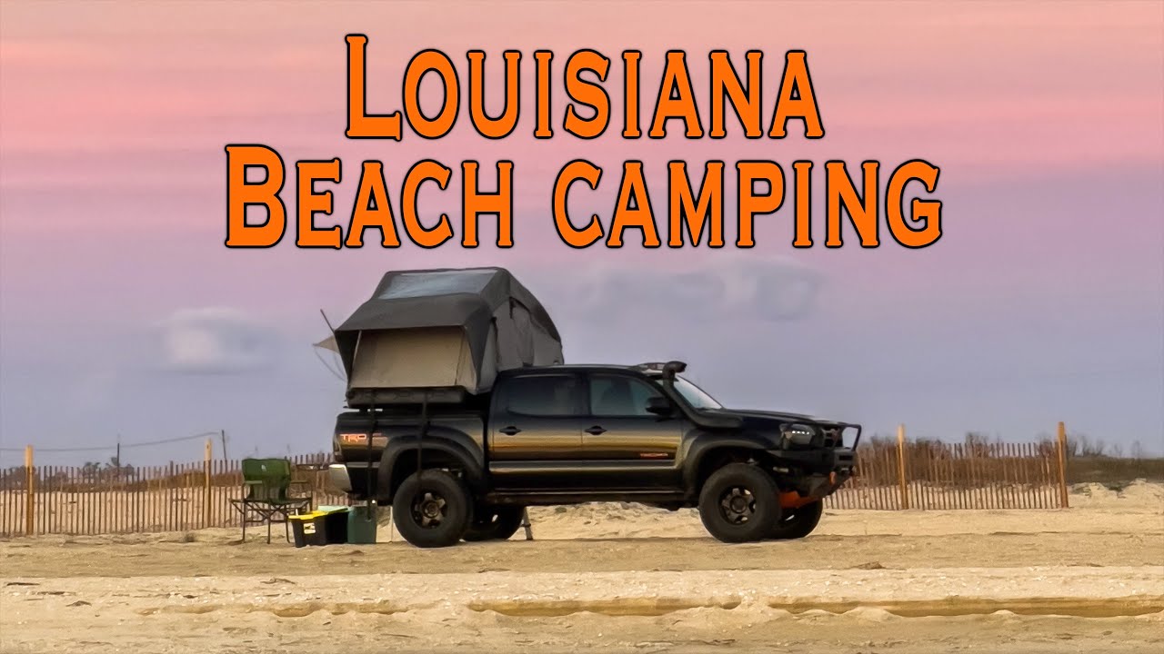 Camping at Rutherford Beach, Lousianna The Arizona Trip Begins YouTube