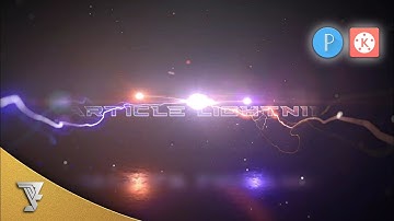 How To Make Lightning Particle Intro Text Animation || Kinemaster Tutorial