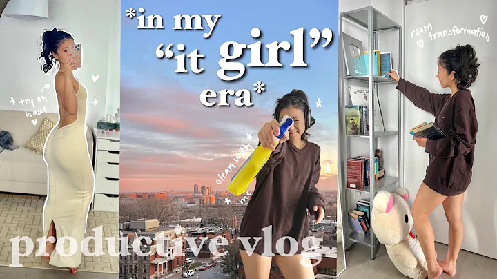 in my "IT GIRL" era: clean with me, healthy habits...