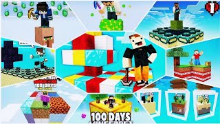 TOP 5 BEST 100 DAYS MAP / MOD for Minecraft pe 100 day survival Minecraft | Minecraft 100 days Hindi