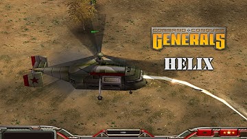 Bunker Attack Helicopter with Napalm Bomb, Kamov Ka-27 - Command & Conquer Generals Zero Hour