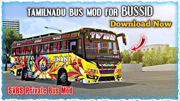 SVBS private bus mod released for BUSSID download now