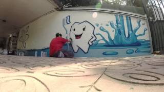 How to draw graffiti time lapse screenshot 3