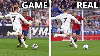 Cristiano Ronaldo's sensational long shot goals | EAFC/FIFA