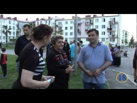 გოჩა გუგუნავას შეხვედრა „დევნილთა დასახლებაში\".