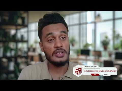 Hear from Our Student! | Diploma in Full Stack Development | Mr. RKM. Ramsan