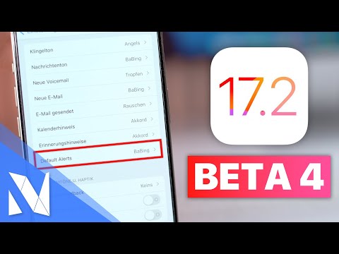 iOS 17.2 Beta 4 - Was ist neu? (Mitteilungston für alle Apps & mehr🤩) | Nils-Hendrik Welk