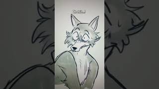 zzz.. ah?... HARU!😱 #beastars  #art #anime #memes #manga #funny #furry #haru #legoshi #love #memes