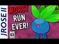 Can you beat pokemon redblue with just an oddish