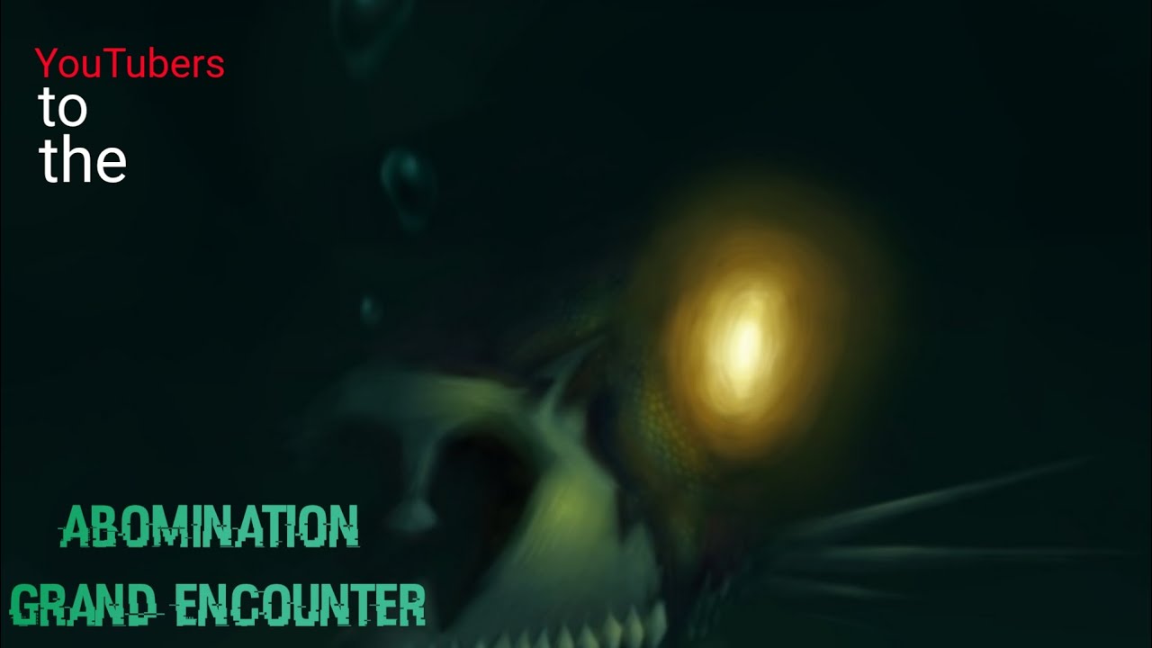 YouTubers react to the Abomination Encounter | Roblox Pressure 