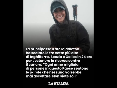 Video La nuova sfida di KATE MIDDLETON per la ricerca sul CANCRO