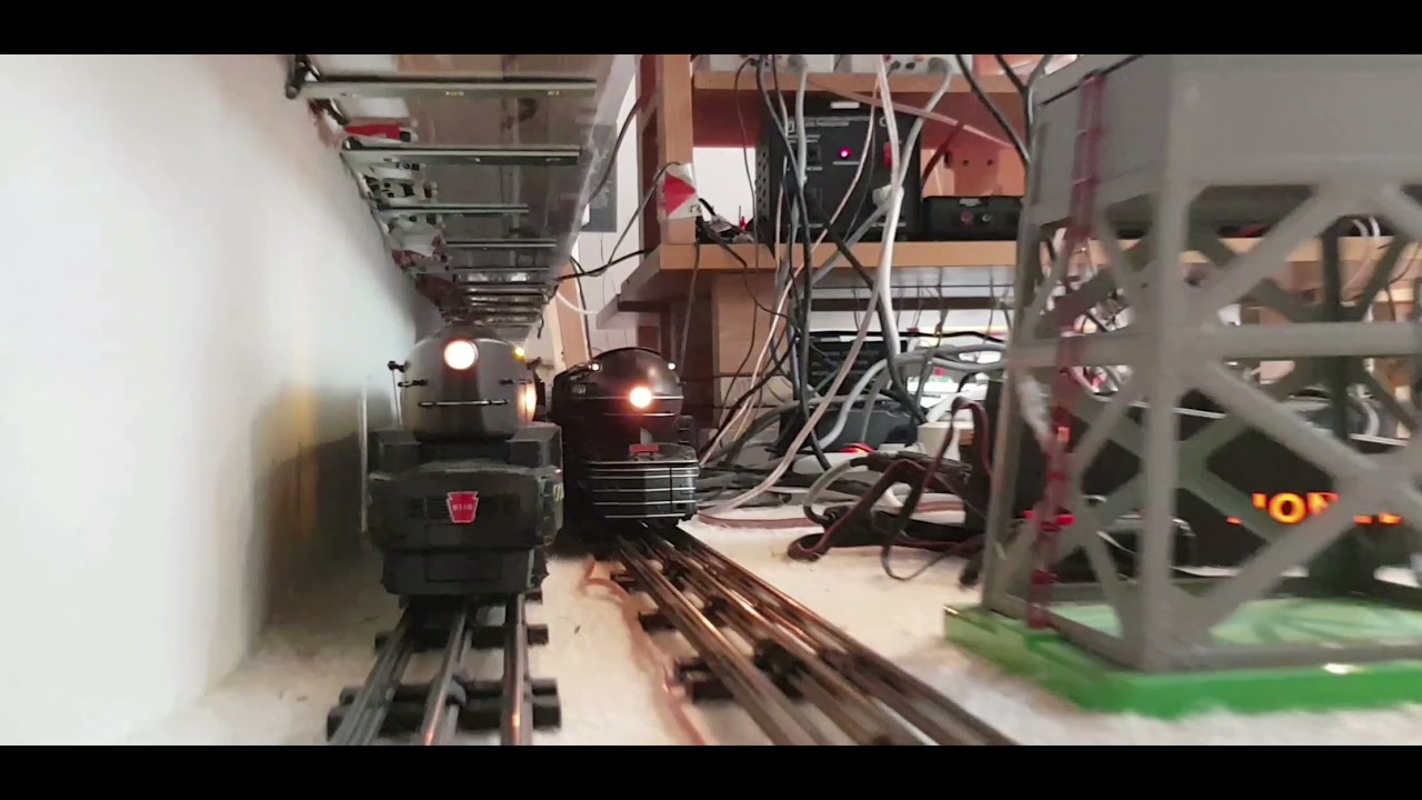 MTH PRR Pennsylvania Railroad S1 6100, T1 6110, K4 3768 at 50 mph YouTube