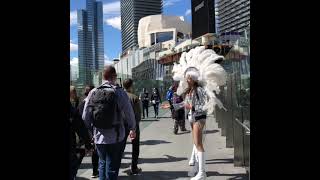 Las Vegas Strip 2019 lots of Escalators, sexy girls ラスベガスストリップの様子