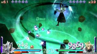 Dissidia 012 [duodecim] -- You're Just a Puppet [Sephiroth(Lv1) vs. Cloud(Lv100)]
