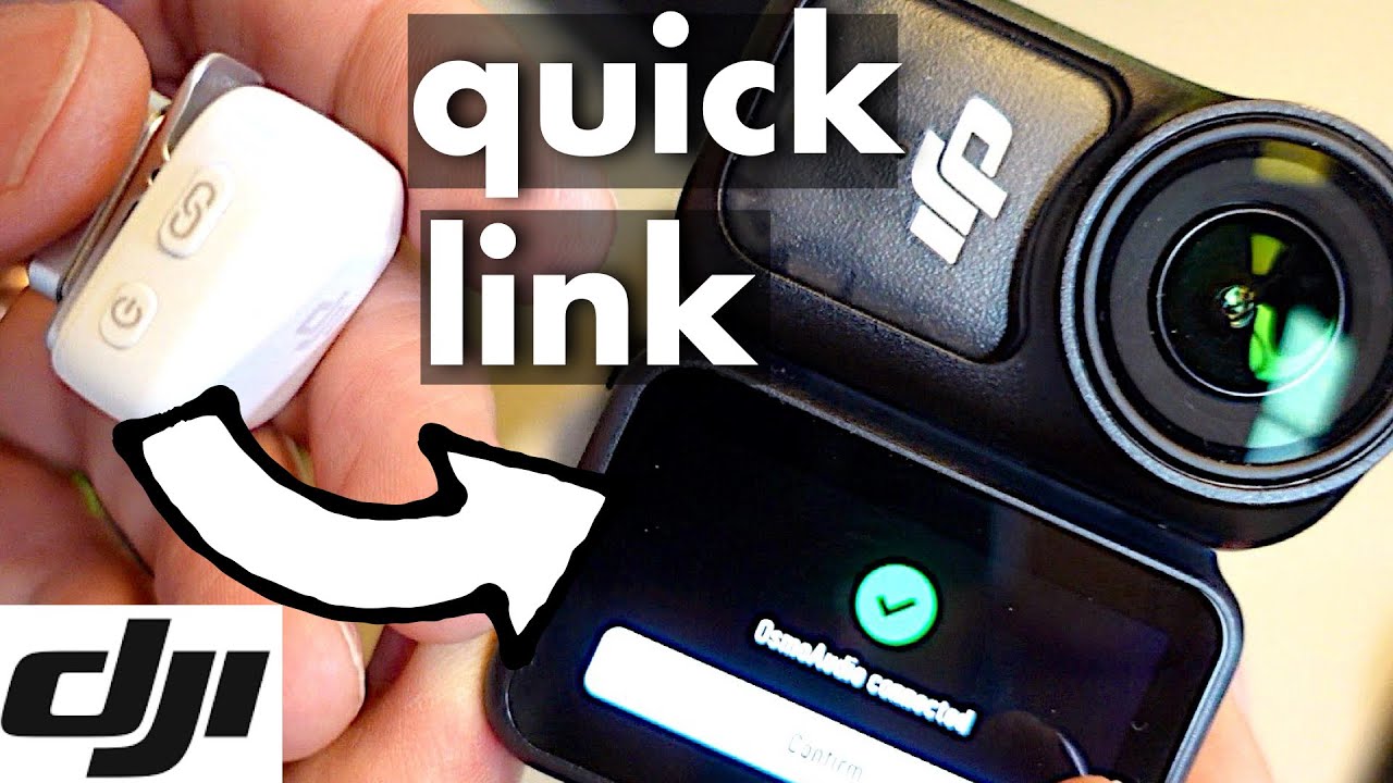 Как подключить DJI MIC MINI к камере DJI Osmo Nano
