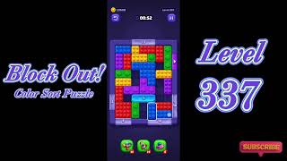 Block Out Level 337 Walkthrough | Color Sort Puzzle Gameplay | Go Answer