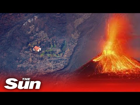 La Palma volcano lava narrowly misses 'world's luckiest house' on sixth day of eruptions.