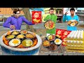 Poached Eggs Omelette Patna Famous Egg Poach Making Lays Chips Street Food Hindi Kahani Comedy Video