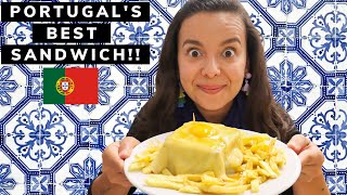 TRYING THE MASSIVE FRANCESINHA IN PORTUGAL! PORTO'S MOST FAMOUS SANDWICH!! Is it worth it?