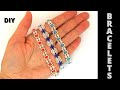 DIY Beaded Bracelets. How to make bracelets-easy beading tutorials