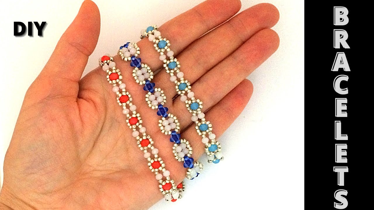 DIY Beaded Bracelets. How to make bracelets-easy beading tutorials