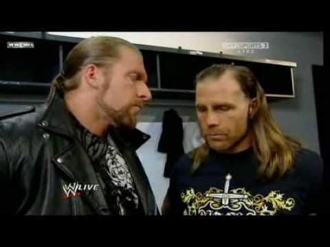 Shawn Michaels Backstage/ Shawn Michaels interference