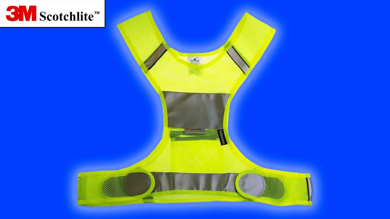 Salzmann 3M Reflective Vest with Adjustable Straps - High Visibility Cross  Belt - Made with 3M Scotchlite