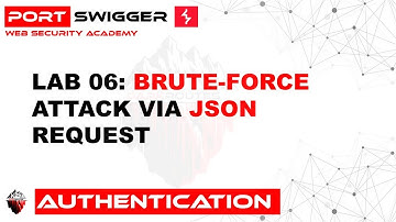Authentication : Lab 06 - Brute-Force Attack via JSON Requesst | PortSwigger Academy