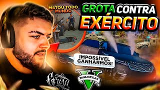 A MAIOR GUERRA DA CIDADE (GROTA X EXÉRCITO) GTA RP