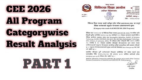 CEE 2026 Categorywise Results Analysis | Part 1