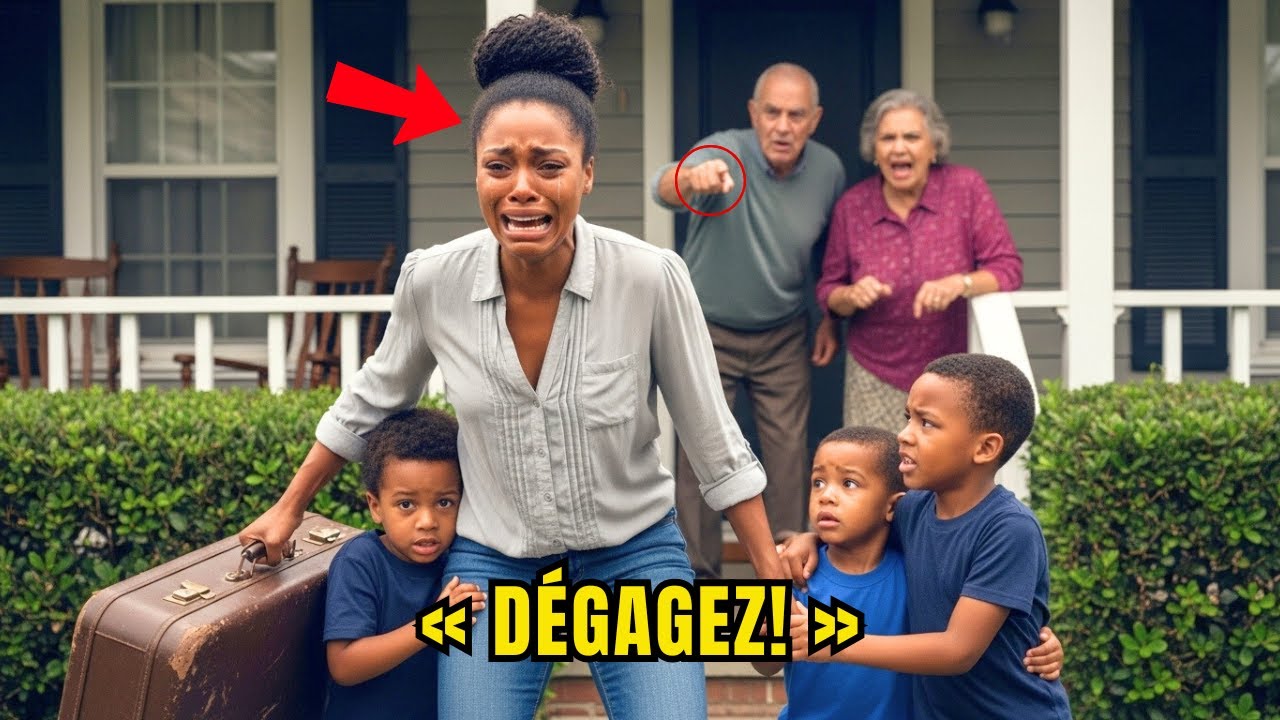 Sa belle famille la jette à la rue avec ses enfants  Elle revient avec 200M$ et les regarde supplier