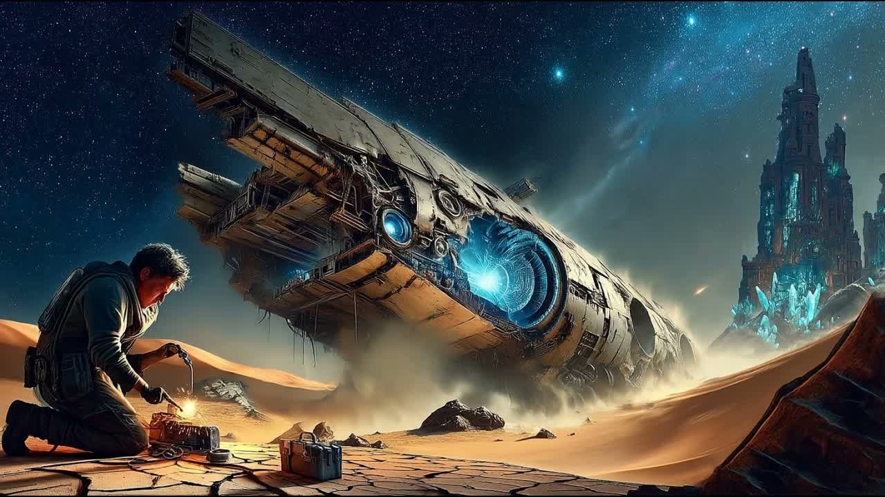 A Forgotten Warship Cries for Assistance—A Human Mechanic Purges Its Parasites and Unleashes its