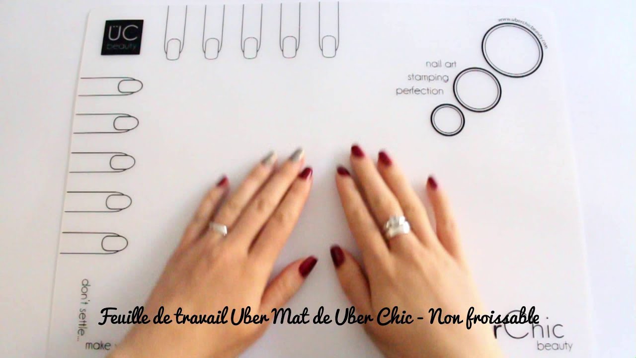 Uber Mat - Tuto reverse stamping