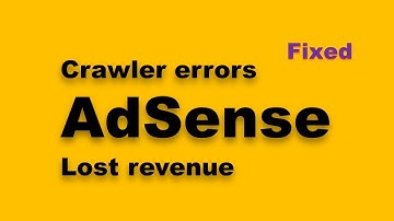 You have ad crawler errors, which can result in lost revenue