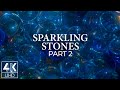 Beautiful Blue stones under the Water - Relaxing 4K TV Screensaver with Ambient Music - Episode 2