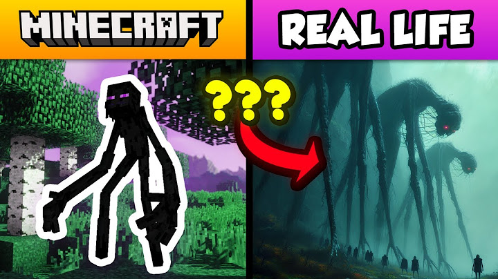 MINECRAFT MOBS in REAL LIFE  ( NO CLICKBAIT )