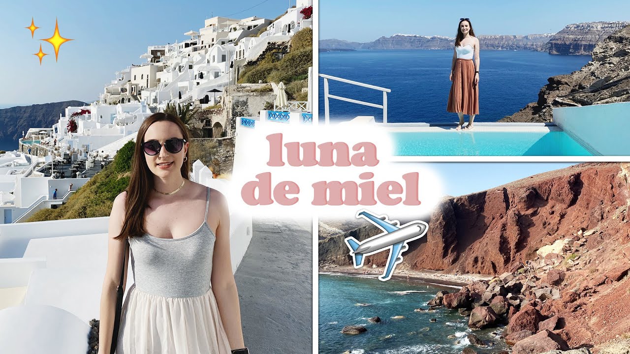 Vlog de viaje | Luna de miel en Santorini, Grecia | Verano / Otoño 2021