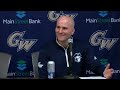 Gw mbb vs bowie st 121223  post game press conference