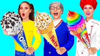 Reto De Cocina Yo vs Abuela | Ideas Locas Para Cocinar de KaZaZa Challenge