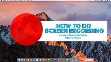 How To Record Your Mac OSX Screen Screen Flow Video Tutorial