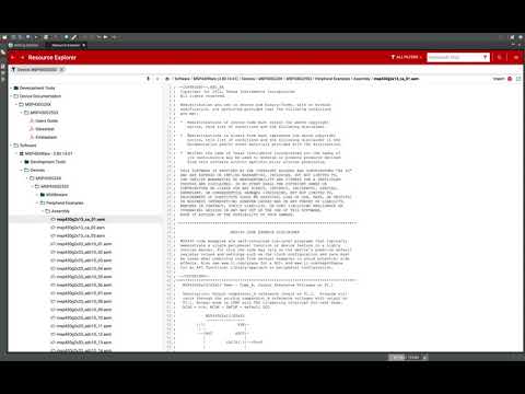 CCS TI Resource Explorer Demo
