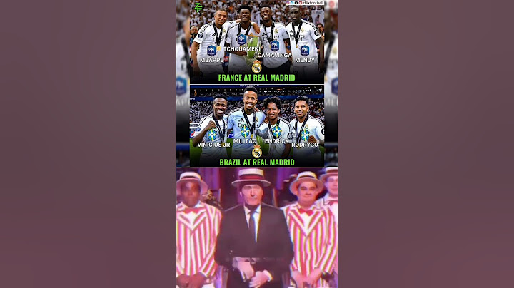 Real Madrid ❌ France and Brazil Football team✔😱☠️ #realmadrid #brazil #france #endrick #mbappe #vini