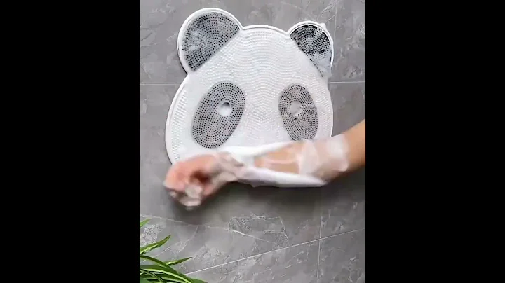 Product Link in the Comments! Panda Pattern Non-Slip Massage Bathroom Mat - DayDayNews