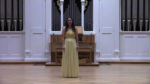 Colleen Martinez, soprano, Giffin Competition 2020
