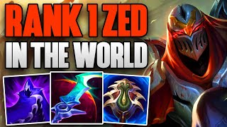 BEST ZED IN THE WORLD FULL MID GAMEPLAY! | CHALLENGER ZED MID | Patch 14.11 S14